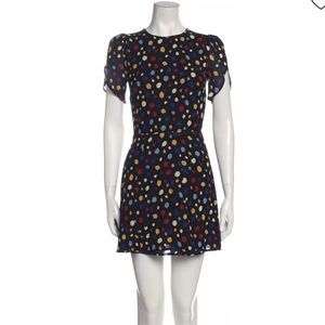 Reformation Polka Dot Mini Dress // Size 2